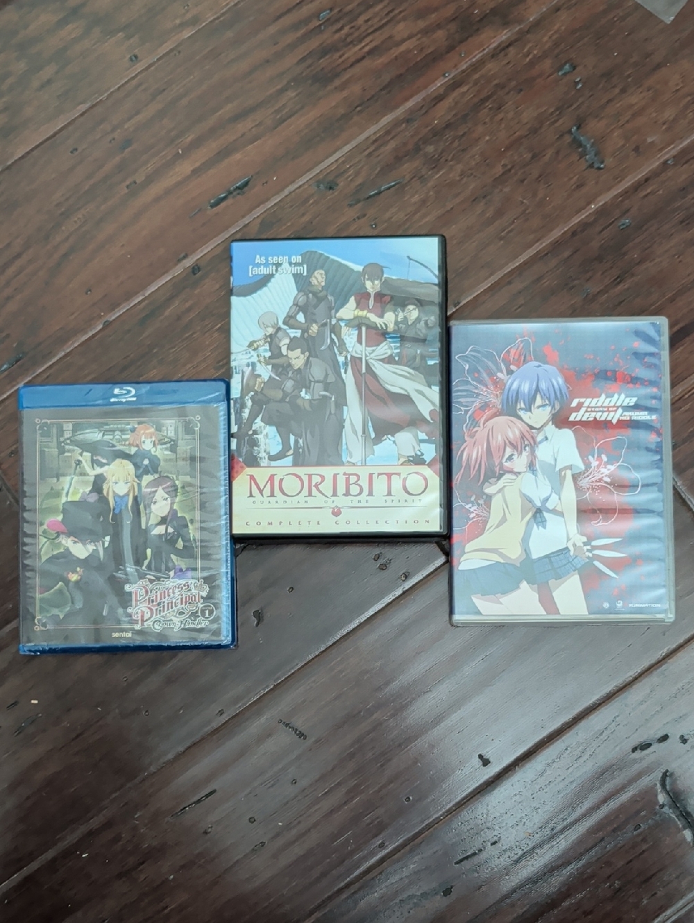 Anime Bundle Princess Principal Blu-ray Sealed, Moribito 1-8, Riddle Devil